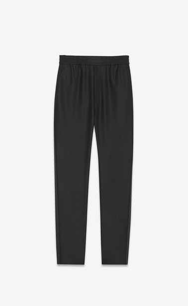 Jogging pants with tuxedo detailing